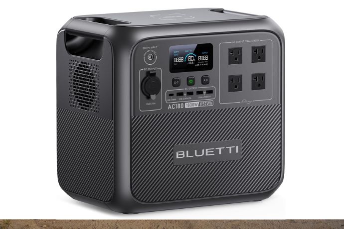 BLUETTI Portable Power Station AC180 - Best Camping Gadgets
