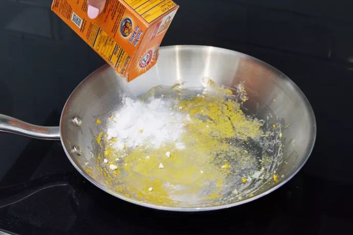 Cleaning and Restoring Shine to Stainless Steel pan