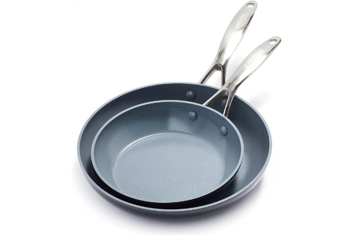 GreenPan Valencia Pro 8-inch & 10-inch Ceramic Nonstick Frying Pan Set