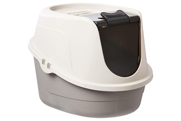 Amazon Basics No-Mess Hooded Enclosed Cat Litter Box