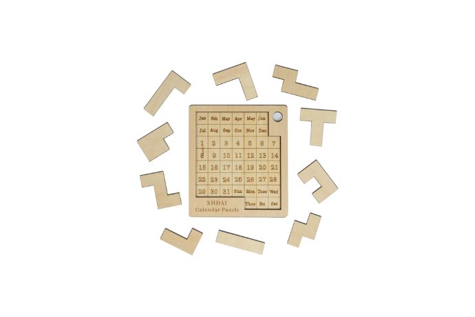 Calendar Puzzle - Daily Calendar Puzzle Wooden