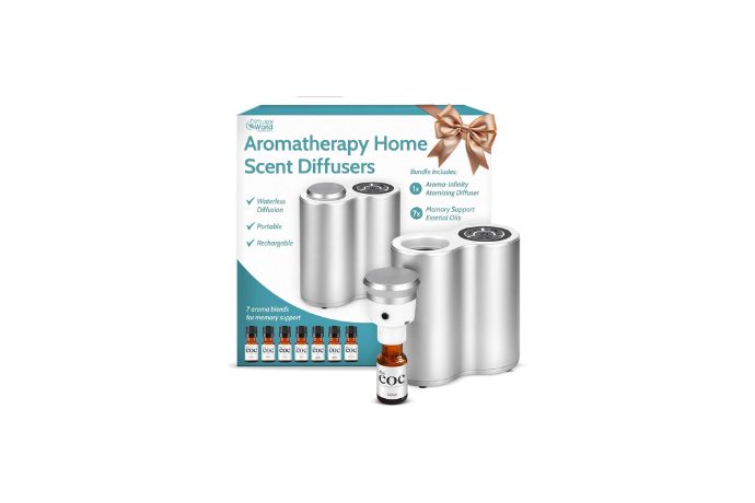 DIFFUSER WORLD Aroma-Infinity Waterless Diffuser - 20 Best Self-Care Gift Sets for Relaxation