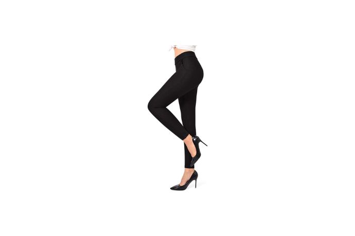 Ginasy trousers for women, office style, stretch, zipper