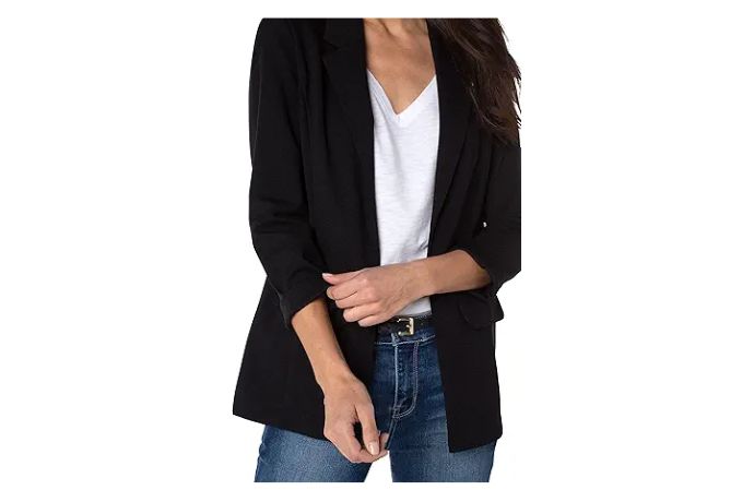 Liverpool Women's Boyfriend Blazer Super Stretch Ponte - Perfect 12-Piece Capsule Wardrobe for Busy Professionals