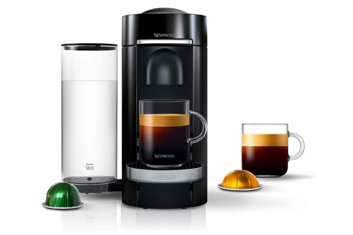 Nespresso VertuoPlus Deluxe Coffee and Espresso Machine by De'Longhi